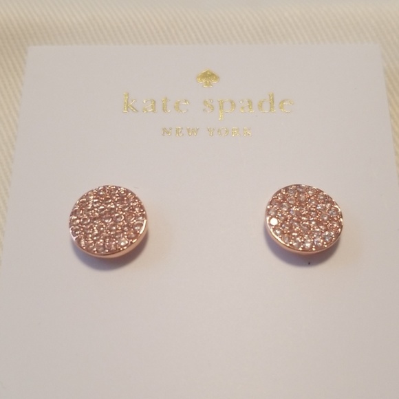 kate spade Jewelry - Kate Spade Rose Gold "Shine On" Crystal Earrings kate spade Jewelry - Kate Spade Rose Gold "Shine On" Crystal Earrings
